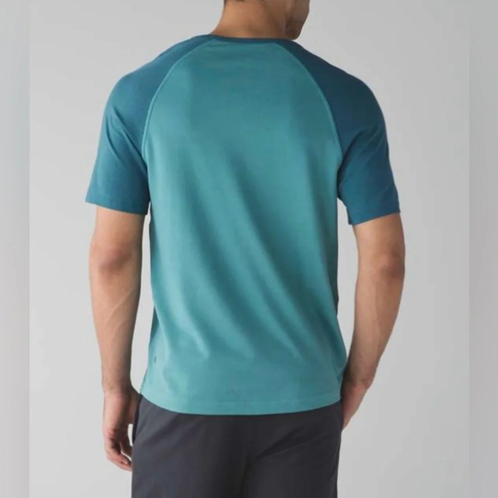 Lululemon In Your Element Short Sleeve Turquoise Sea Desert Teal